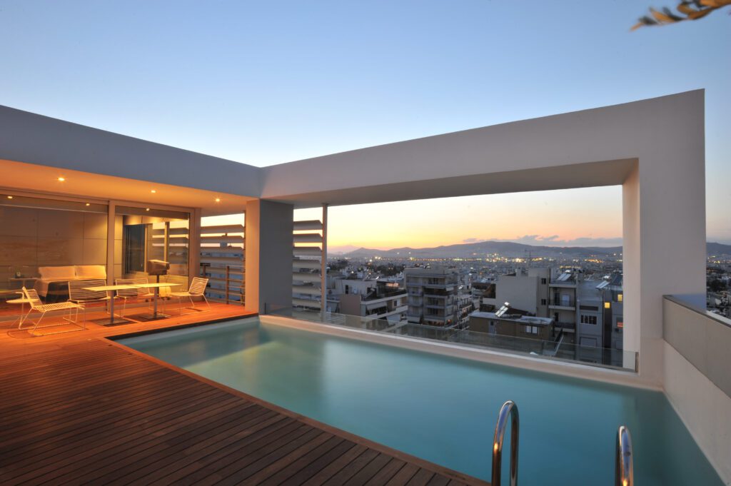 Outdoor Residence with Pool. Index image for Residential Photography Portfolio