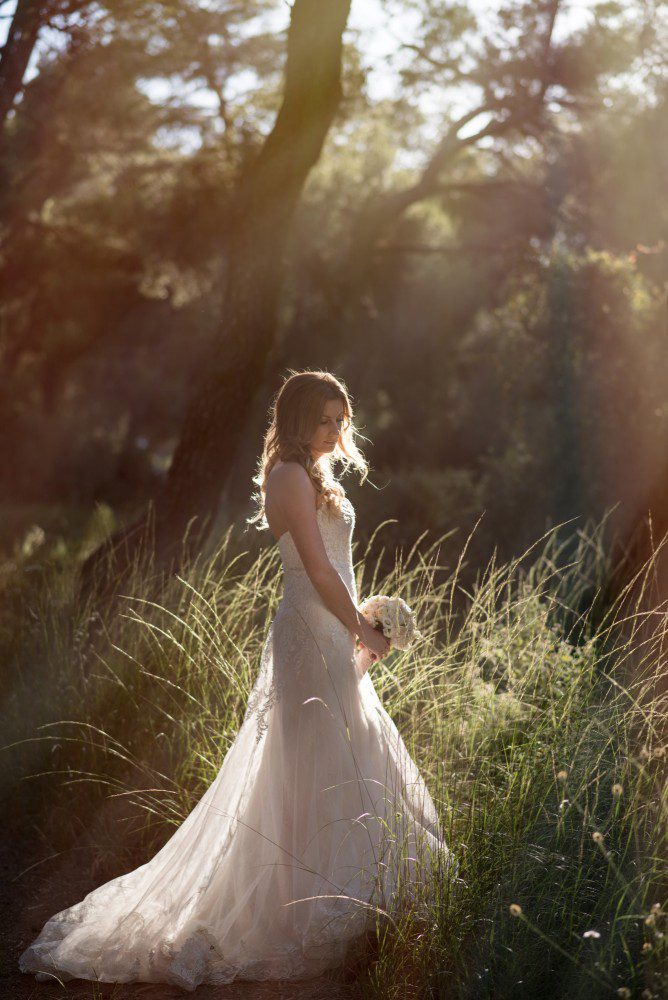 Bride in the fields. Index Wedding Portfolio Image